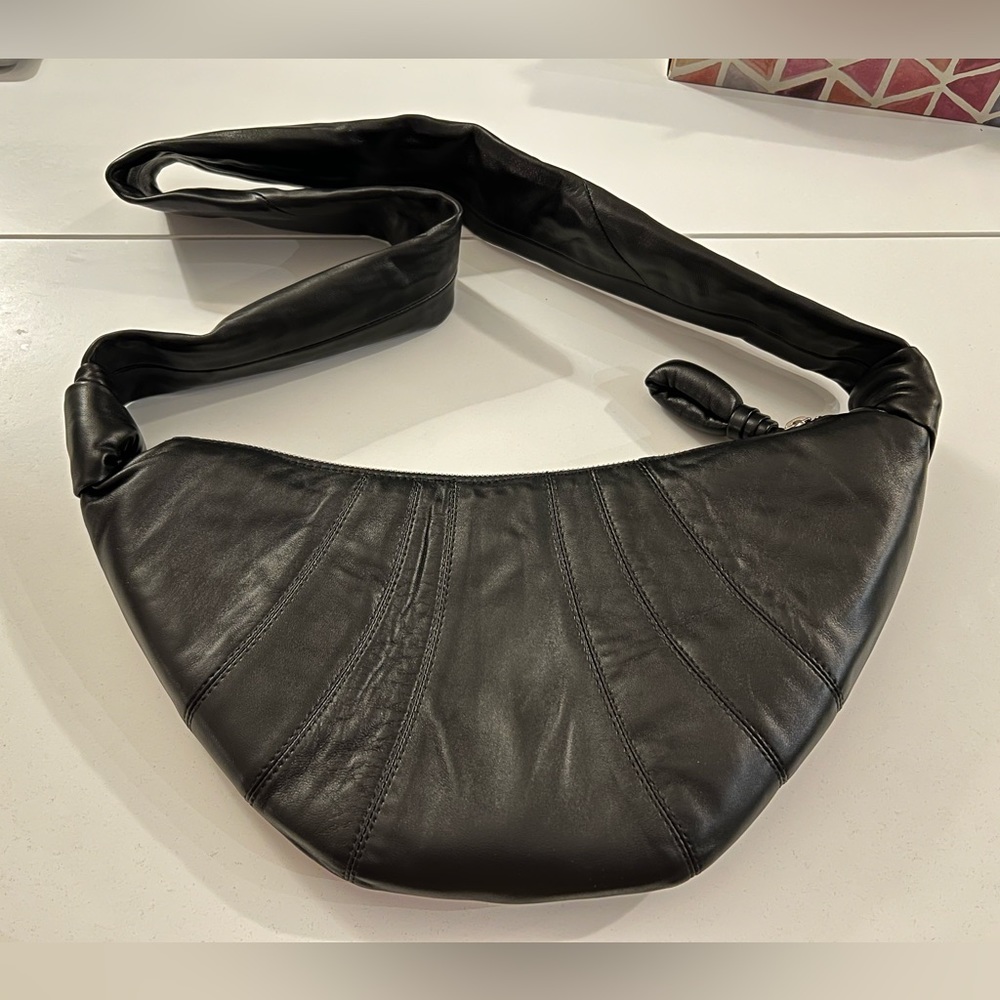 *SOLD* Lemaire Small Croissant Bag in Black